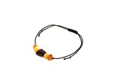 R.M.ékszer Borostyán állítható dobcsiszolat karkötő 5-8x10-14mm