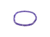 R.M.ékszer Cirkon fazettált levendula golyó karkötő 4mm