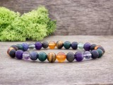 R.M.ékszer Csakra ásvány karkötő