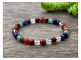 R.M.ékszer Csakra ásvány karkötő