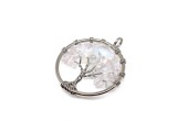 R.M.ékszer Életfa medál drótos opalit 3cm