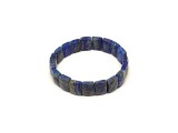 R.M.ékszer Fazettált lapis lazuli téglalap ásvány karkötő 15×11mm