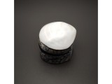 R.M.ékszer Fehér kagyló ékszertartó doboz ékszerekhez ajándékhoz 5–6×6 cm