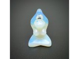 R.M.ékszer Figura Opalit jógini 4cm