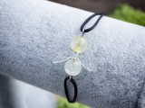 R.M.ékszer Gazdagság angyal citrin microcord karkötő