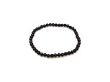 R.M.ékszer Goldstone kék ásvány karkötő golyós 4mm