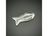 R.M.ékszer Hegyikristály átfúrt hal 30-40mm