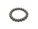 R.M.ékszer Hematit matt ásvány karkötő golyós 10mm