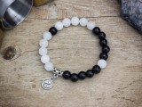 R.M.ékszer Jin-jang ásvány karkötő
