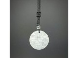 R.M.ékszer Kör hold csillag hegyi medál zsinóron 3,5cm