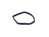 R.M.ékszer Lapis lazuli téglalap szemes karkötő 5x3mm