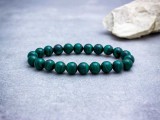 R.M.ékszer Malachit ásvány karkötő
