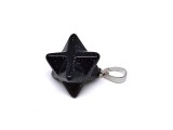 R.M.ékszer Merkaba medál goldstone kék 2x2cm