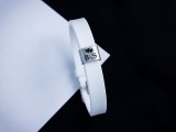 R.M.ékszer MoMents Valentin egyedi medálos MoMents fehér színű szilikon karkötő