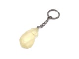 R.M.ékszer Natúr lemon kvarc kulcstartó