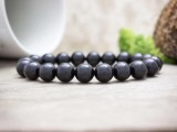 R.M.ékszer Ónix ásvány karkötő 10mm