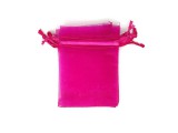 R.M.ékszer Organza ajándékszütyő pink 7x9cm
