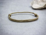 R.M.ékszer Produktivitás barna paracord karkötő
