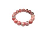 R.M.ékszer Rodokrozit golyó karkötő 13-14mm