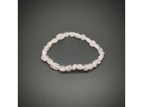 R.M.ékszer Rózsakvarc pebble karkötő AB 6-10mm