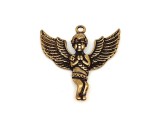 R.M.ékszer Sárgaréz medál imádkozó angyal 3,5x3,5cm