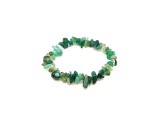 R.M.ékszer Splitter karkötő Achát szinezett zöld