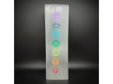 R.M.ékszer Szelenit lámpa csakra színes hasáb 7x25cm