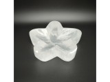 R.M.ékszer Szelenit tál virág fehér 13-14cm