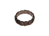 R.M.ékszer Tektit ovális téglalap ásvány karkötő 18×14mm