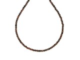 R.M.ékszer Tigrisvas fazettált golyó 2-2,5 mm, ~38 cm – ásványfüzér, ékszer alapanyag