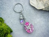 R.M.ékszer Tündér műgyanta orgonit kulcstartó