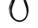 R.M.ékszer Vékony bőrszál fekete