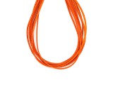 R.M.ékszer Vékony bőrszál narancs