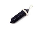 R.M.ékszer Vogel medál goldstone kék 8x30mm