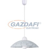 RÁBALUX 1846 Scroll függeszték D30 E27 60W, fehér 230V