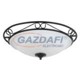 RÁBALUX 3723 Athen mennyezeti lámpa D47 E27 3x60W matt fekete 230V