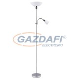 RÁBALUX 4059 Diana állólámpa E27 60W+E14 40W króm-fehér 230V