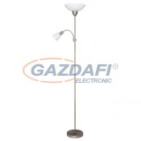 RÁBALUX 4067 Diana állólámpa E27 60W+E14 40W króm-fehér 230V