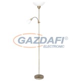 RÁBALUX 4068 Diana állólámpa E27 60W+E14 40W bronz-fehér 230V