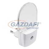 RÁBALUX 4658 Paris Lux fényérzékelővel fehér LED0,5W fehér 230V 4000K 6lm