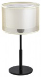 RÁBALUX 5095 Aneta, asztali lámpa, E27 1x MAX 40W, fekete