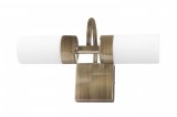 RÁBALUX 5746 Betty fürdőszobai lámpa falikar beépített.LED 2X4W, bronz, IP44 230V 4000K 785lm A+