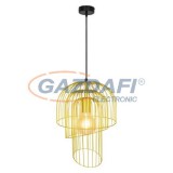RÁBALUX 6228 Rowena, függeszték., E27 1X MAX 60W, arany 230V
