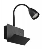 RÁBALUX 71089 Tacito fali lámpa, GU10 1xMAX25W, fekete 230V, 50Hz IP20