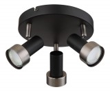 RÁBALUX 73013 Konrad, mennyezeti lámpa, beltéri. GU10 3xMAX50W, D24cm