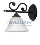 RÁBALUX 7771 Dorothea falikar E14 40W matt fekete 230V