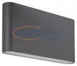 RÁBALUX 7952 Nesna kültéri fali lámpa, antracit szürke, LED 2X6W 230V 3000K 528lm A