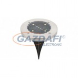 RÁBALUX 7975 Dannet leszúrható szolár talajlámpa, mozgásérzékelős, szatin króm, LED 0, 24W 230V 4000K 4lm