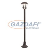 RÁBALUX 8129 Sorrento kültéri állólámpa Ma=100cm LED 8W matt fekete IP44 230V 3000K 500lm A