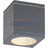 RÁBALUX 8149 Akron kültéri mennyezeti lámpa szögletes GU10 35W szürke IP54 230V